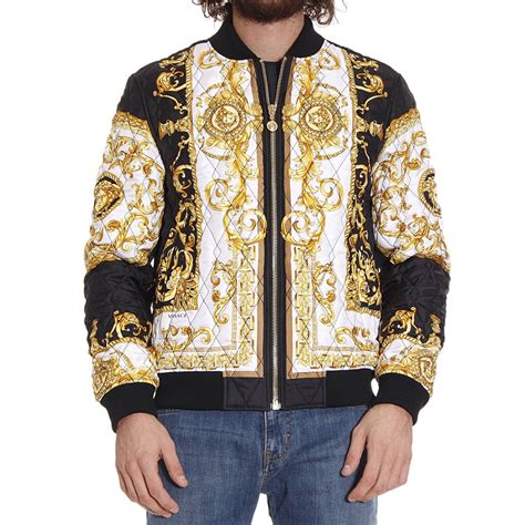 versace black and orange jacket|versace jackets outlet.